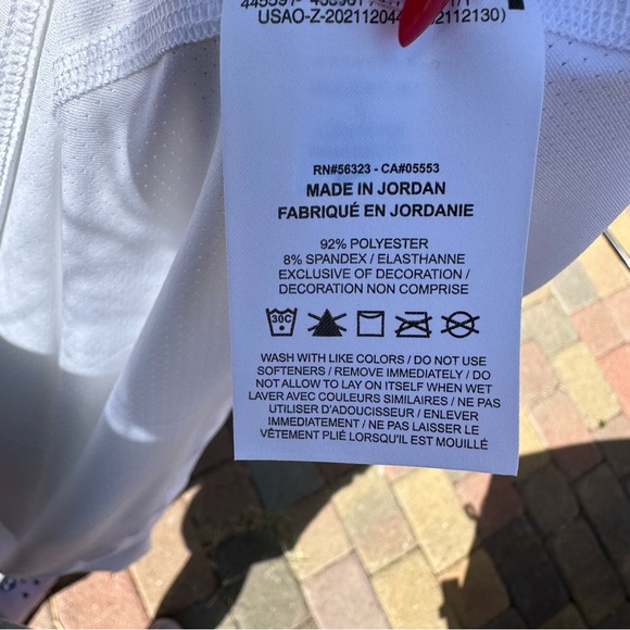 Nike Pro Dr-Fit White Tank Women’s Size XL - Picture 6 of 8